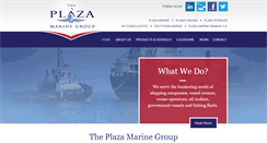 Desktop Screenshot of plazamarinegroup.com